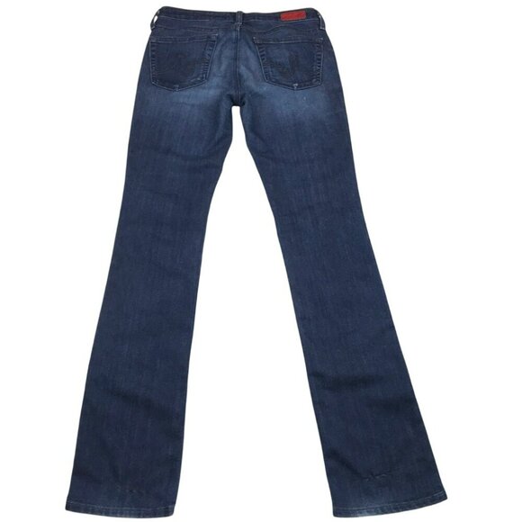 AG Adriano Goldschmied Ballad Slim Bootcut Jeans 26R Womens Dark Wash Denim - Picture 9 of 15